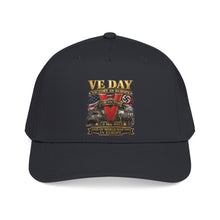 Load image into Gallery viewer, Mid Profile Baseball Cap - Army - VE Day - Victory in Europe Day - End of WWII - 3D - Enhanced
