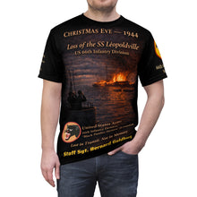 Load image into Gallery viewer, 66th Infantry Division "Black Panther" Tribute Tee — Rescue at Sea - Staff Sgt. Bernard Goldberg
