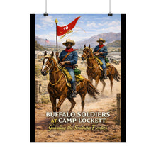 Load image into Gallery viewer, Posters - Buffalo Soldiers at Camp Lockett - 10th Cavalry
