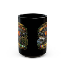 Load image into Gallery viewer, Black Mug (15oz) - RECON TEAM - Recon Team Alaska - CCN - Vietnam - Combat Vet - 3D - Enhanced
