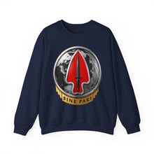 Load image into Gallery viewer, Crewneck Sweatshirt - Army - USASOC - Sine Pari - Delta Force wo txt - 3D - Enhanced
