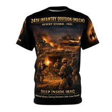 Load image into Gallery viewer, 24th Infantry Division "Deep Inside Iraq" Tribute Tee — Operation Desert Storm
