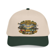 Load image into Gallery viewer, Mid Profile Baseball Cap - Army - 116th Assault Helicopter Co w  Aviator Badge w VN SVC - HORNETS - 3D - Enhanced
