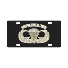 Load image into Gallery viewer, Army - LRRP - Basic Airborne Badge w LRRP Tab X 300 Classic License Plate
