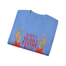 Load image into Gallery viewer, Unisex Ultra Cotton Tee - Happy Thanksgiving Day
