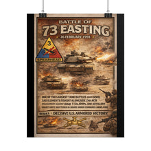 Load image into Gallery viewer, Rolled Posters - Battle of 73 Easting - 3rd Armored Division
