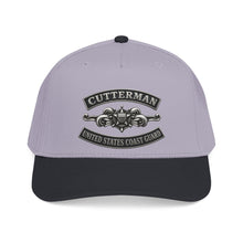 Load image into Gallery viewer, Mid Profile Baseball Cap - USCG - Cutterman - Enlisted w txt - 3D - Enhanced
