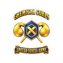 Load image into Gallery viewer, Kiss-Cut Stickers - Army - Chemical Corps - 3D - Enhanced
