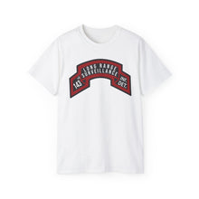 Load image into Gallery viewer, Unisex Ultra Cotton Tee - Army - Scroll - 143rd Infantry Det - LRS Airborne Ranger

