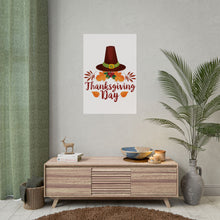 Load image into Gallery viewer, Rolled Poster - Thanksgiving Day - Happy Thanksgiving Day
