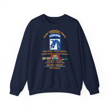 Load image into Gallery viewer, Crewneck Sweatshirt — Army - Xviii Airborne Corps  - Us Centcom - Desert Storm, Desert Shield Veteran
