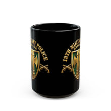 Load image into Gallery viewer, Black Mug  (15oz) - Army - 18th MP Brigade - 3D - Enhanced
