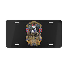 Load image into Gallery viewer, License Plate - Army - Combat Vet w 505th PIR - 82nd Airborne  w Campaigns - Soldiers - SSI - 3D - Enhanced

