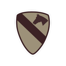 Load image into Gallery viewer, Kiss-Cut Stickers - SSI - 1st Cavalry Division - Subdued Desert X 300
