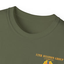 Load image into Gallery viewer, Unisex Ultra Cotton Tee - Vietnam Combat Aviation Vet w Air Crew Badges - 12th  AVN Group Combat - Sgt Howard Meyers - 1968-1969 SVC X 300
