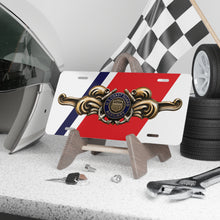 Load image into Gallery viewer, License Plate - USCG - Cutterman - Auxiliary wo txt - 3D - Enhanced
