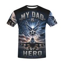 Load image into Gallery viewer, A hero in the skies Men's All Over Print Crew Neck T-Shirt
