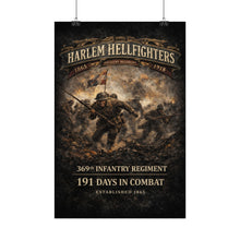 Load image into Gallery viewer, Rolled Posters - 369th Infantry Regiment - Harlem Hellfighters charging through chaos - Max DPI - Shirt - Front
