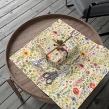 Load image into Gallery viewer, Gift Wrap Paper — Wildflower meadow watercolor pattern
