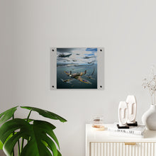 Load image into Gallery viewer, Acrylic Wall Art Panel - British and German aircraft during the Battle of Britain
