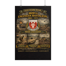 Load image into Gallery viewer, Rolled Posters - 169th Engineer Battalion - 1965 - 1971
