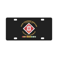 Load image into Gallery viewer, Army - 18th Engineer Brigade w SVC Ribbons X 300 Classic License Plate
