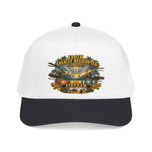 Load image into Gallery viewer, Mid Profile Baseball Cap - Army - 116th Assault Helicopter Co w  Aviator Badge w VN SVC - HORNETS - 3D - Enhanced

