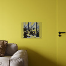 Load image into Gallery viewer, Acrylic Wall Art Panel - 101st Airborne Division fighting the German Army at the Battle of Bastogne
