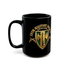 Load image into Gallery viewer, Black Mug  (15oz) - Army - 18th MP Brigade - 3D - Enhanced
