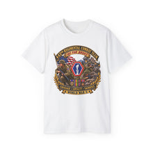 Load image into Gallery viewer, Unisex Ultra Cotton Tee - Army - 442nd Infantry Regimental Combat Team - 3D - Enhanced with EUR WWII SVC
