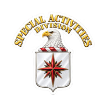 Load image into Gallery viewer, Kiss-Cut Stickers - Special Activities Division - COA - Central Intelligence Agency - 3D - Enhanced

