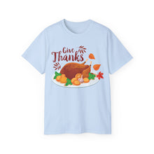 Load image into Gallery viewer, Unisex Ultra Cotton Tee - Give Thanks
