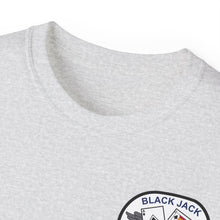 Load image into Gallery viewer, Unisex Ultra Cotton Tee - Vietnam Combat Aviation Vet w Air Crew Badges - HQ &amp; HQ Company 12th Aviation Group Combat Blackjack - Sgt Howard Meyers - 1968-1969 SVC X 300
