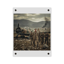 Load image into Gallery viewer, Acrylic Wall Art Panel - U.S. Air Force officer - Captured, KIA, Communist Guerrillas - AT-6 Shotdown - Cold War
