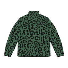 Load image into Gallery viewer, Men&#39;s Puffer Jacket (AOP) - Leopard Camouflage - Green-Black

