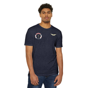 Unisex CVC Jersey T-shirt - Dustoff Association w  Aviator Badge