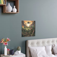 Load image into Gallery viewer, Indoor and Outdoor Silk Posters - Vietnam Patrol Fire Fight Requesting Medevac
