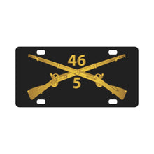 Load image into Gallery viewer, Army - 5th Bn 46th Infantry Regt - Infantry Br Classic License Plate
