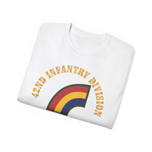 Load image into Gallery viewer, Unisex Ultra Cotton Tee - Army - SSI - 42nd Infantry Division - Rainbow - US Army Veteran X 300
