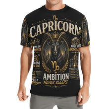 Load image into Gallery viewer, Capricorn - ambition and empire Men's All Over Print Crew Neck T-Shirt
