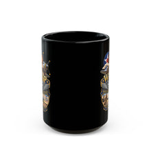 Load image into Gallery viewer, Black Mug  (15oz) - WASP - Women Airforce Service Pilot - WWII - 3D - Enhanced
