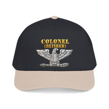 Load image into Gallery viewer, Mid Profile Baseball Cap - Colonel - Retired - 3D - Enhanced
