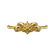 Load image into Gallery viewer, Kiss-Cut Stickers - USCG - Cutterman - Officer wo txt - 3D - Enhanced
