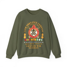 Load image into Gallery viewer, Crewneck Sweatshirt - 54th Ordnance Company - ORD Emblem - Ammo Dumpers - Long Binh, Vietnam Vet w VN SVC X 300
