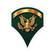 Load image into Gallery viewer, Kiss-Cut Stickers - Army - Specialist 5th Class - Retired - SP5 - 3D X 300
