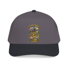 Load image into Gallery viewer, Mid Profile Baseball Cap - Army - Vietnam Combat Cavalry Veteran w 1st Cav Div SSI  Big Helo - 3D - Enhanced
