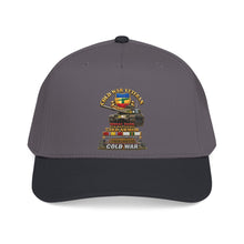 Load image into Gallery viewer, Mid Profile Baseball Cap - Army - Cold War Vet - 4th Bn 73rd Armor - 1st Inf Div - Panzer Kaserne Boblingen, FRG - M60A1 Tank w COLD SVC - 3D Enhanced X 300
