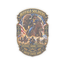 Load image into Gallery viewer, Kiss-Cut Stickers - Overall Buffalo Soldiers Tribute - 3D - Enhanced
