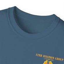 Load image into Gallery viewer, Unisex Ultra Cotton Tee - Vietnam Combat Aviation Vet w Air Crew Badges - 12th  AVN Group Combat - Sgt Howard Meyers - 1968-1969 SVC X 300
