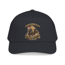 Load image into Gallery viewer, Mid Profile Baseball Cap - Army - Buffalo Soldiers in Iraq - OIF - Cavalrymen at War  w IRAQ SVC - 3D - Enhanced
